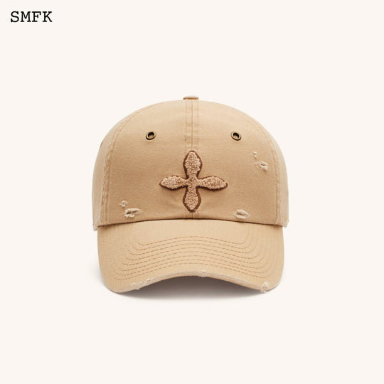 SMFK Compass Cross Desert Latte Paratrooper Cap