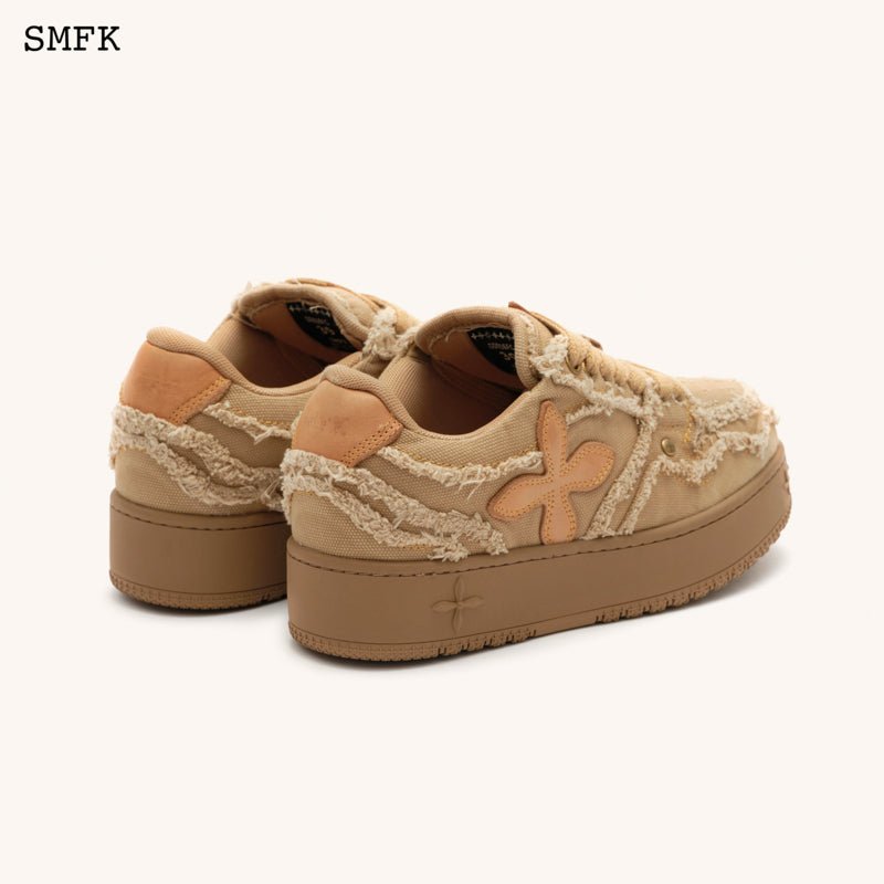 SMFK Compass Wheat Bread Shape Skater Shoes