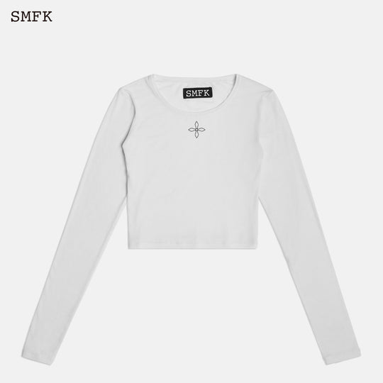 SMFK Midnight Flower Wool Knitted Sweater